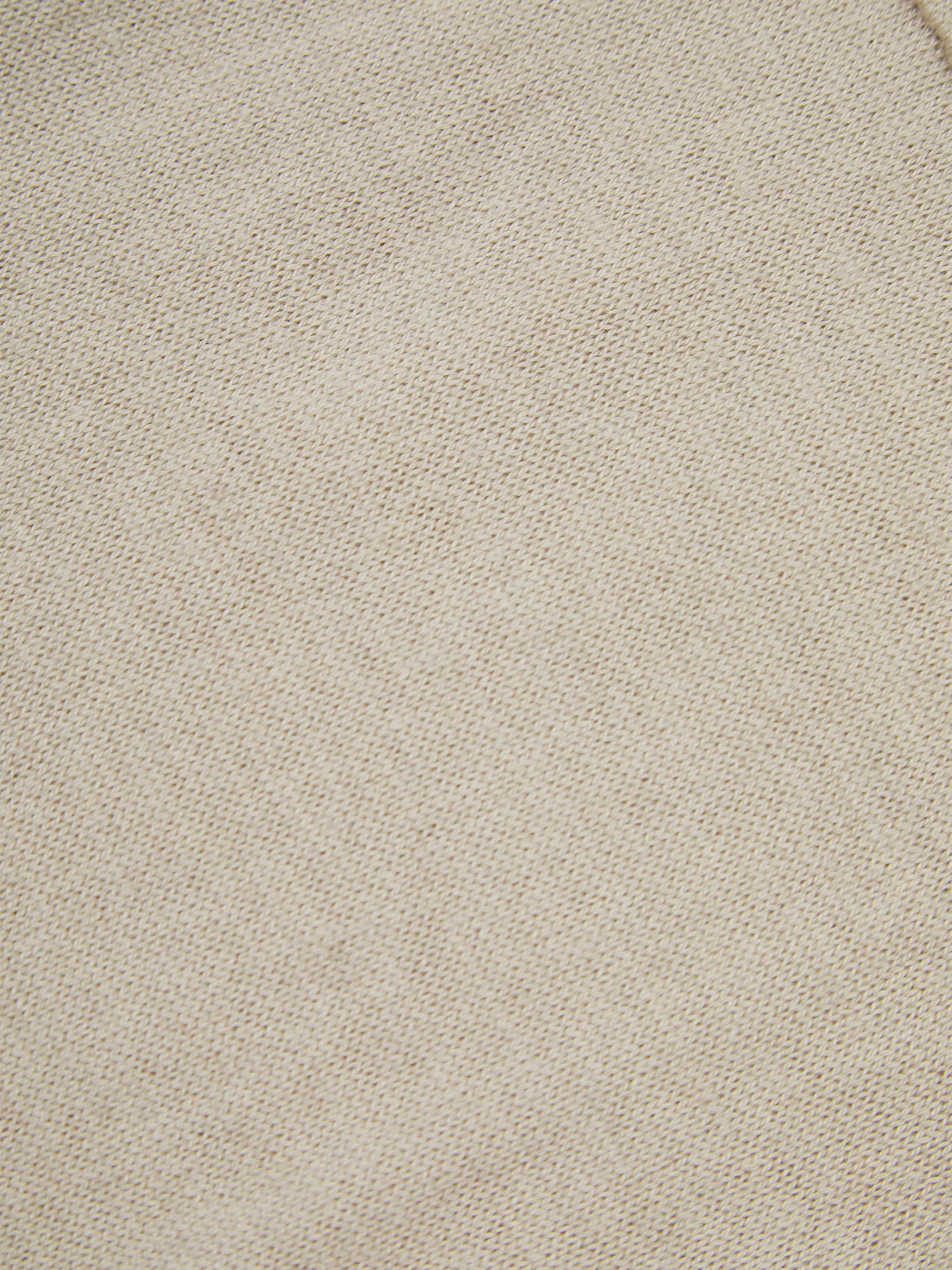 'LOULOU' CASHMERE BLEND CUFF DETAIL KNITTED JOGGERS OAT BEIGE - Image 7
