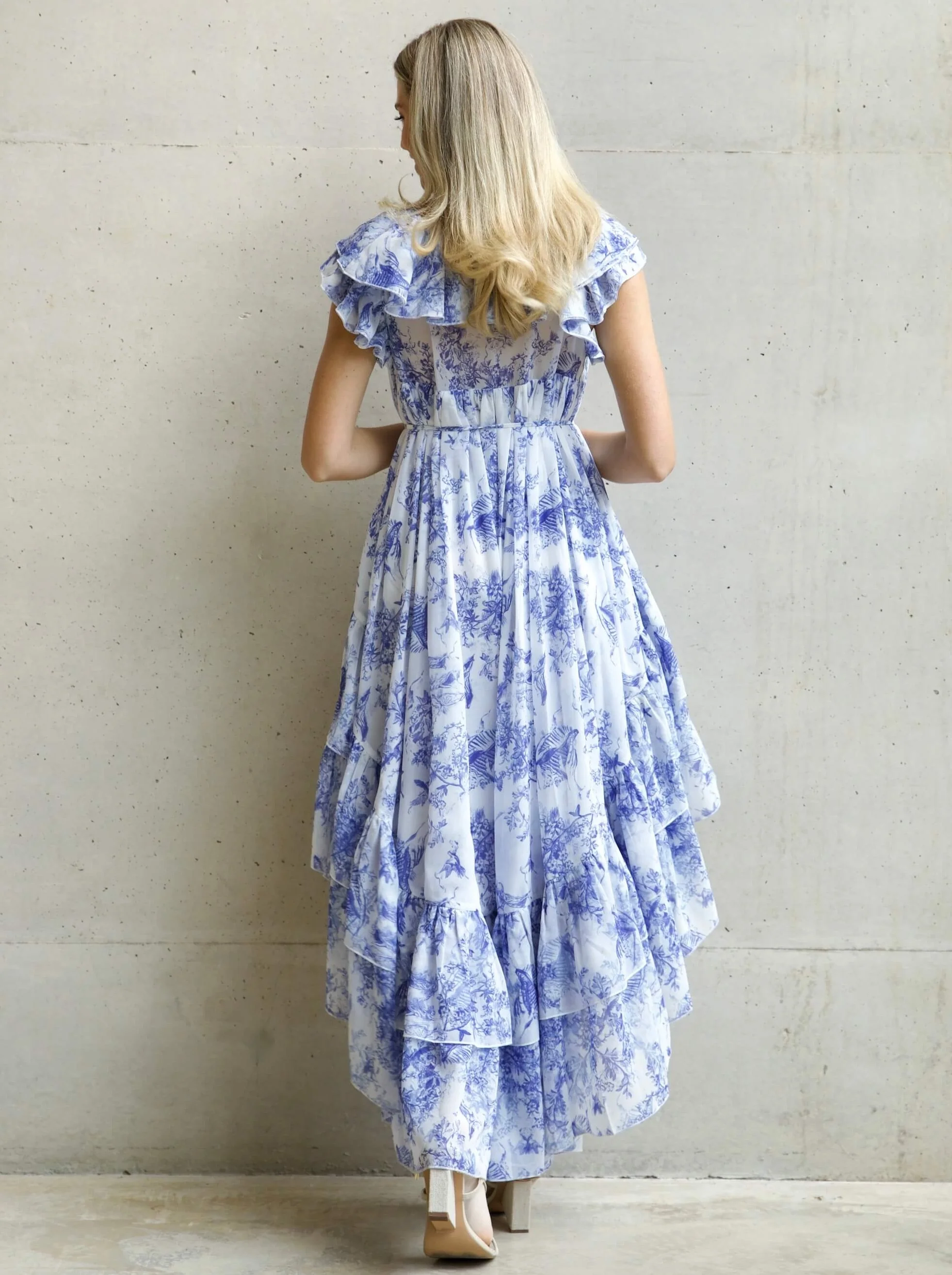 'APHRODITE' HIGH LOW HEM VOLUME DRESS TOILE - Image 14