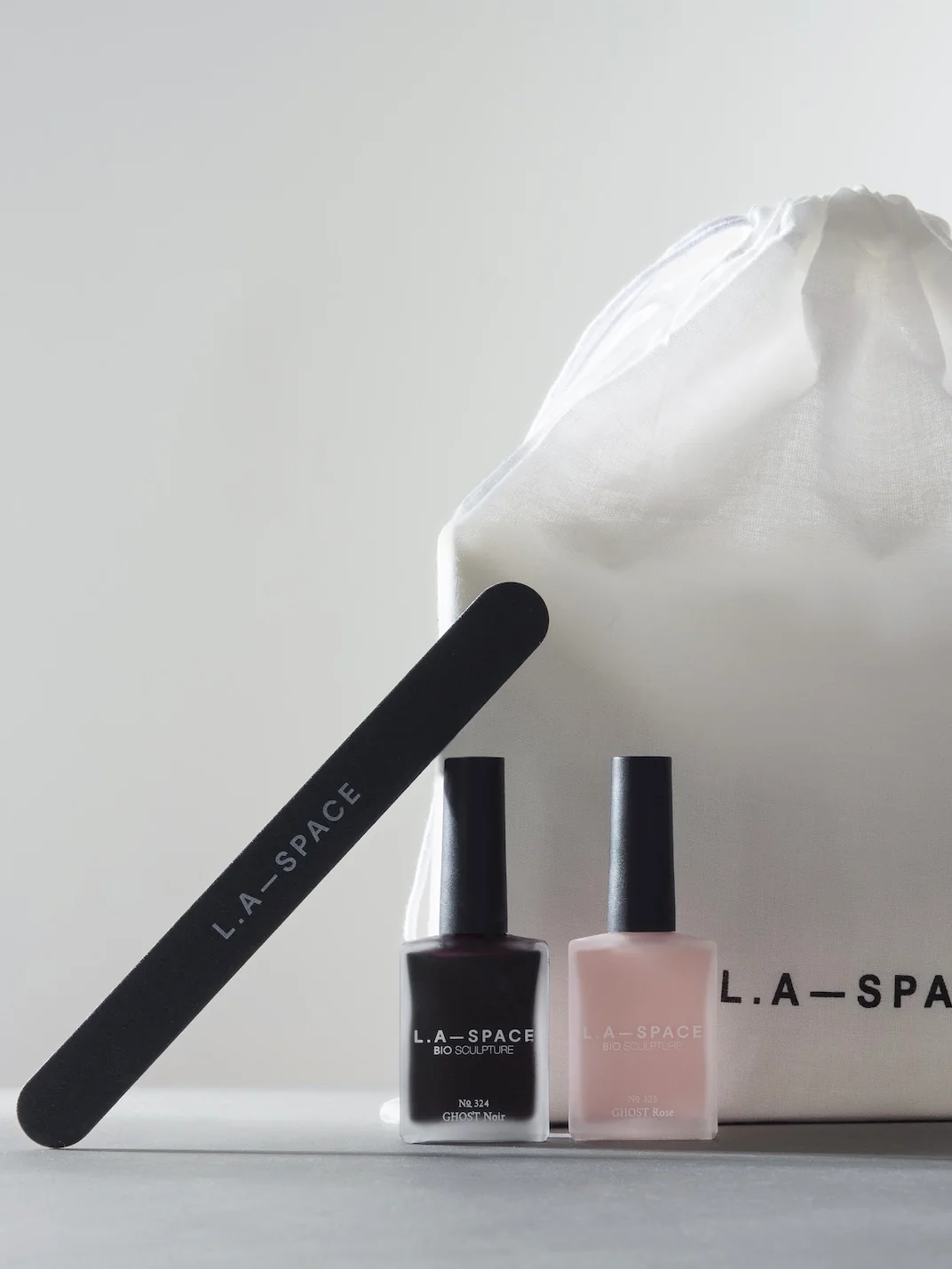 L.A-S X BIO SCULPTURE NAIL POLISH DUO SET & FILE
