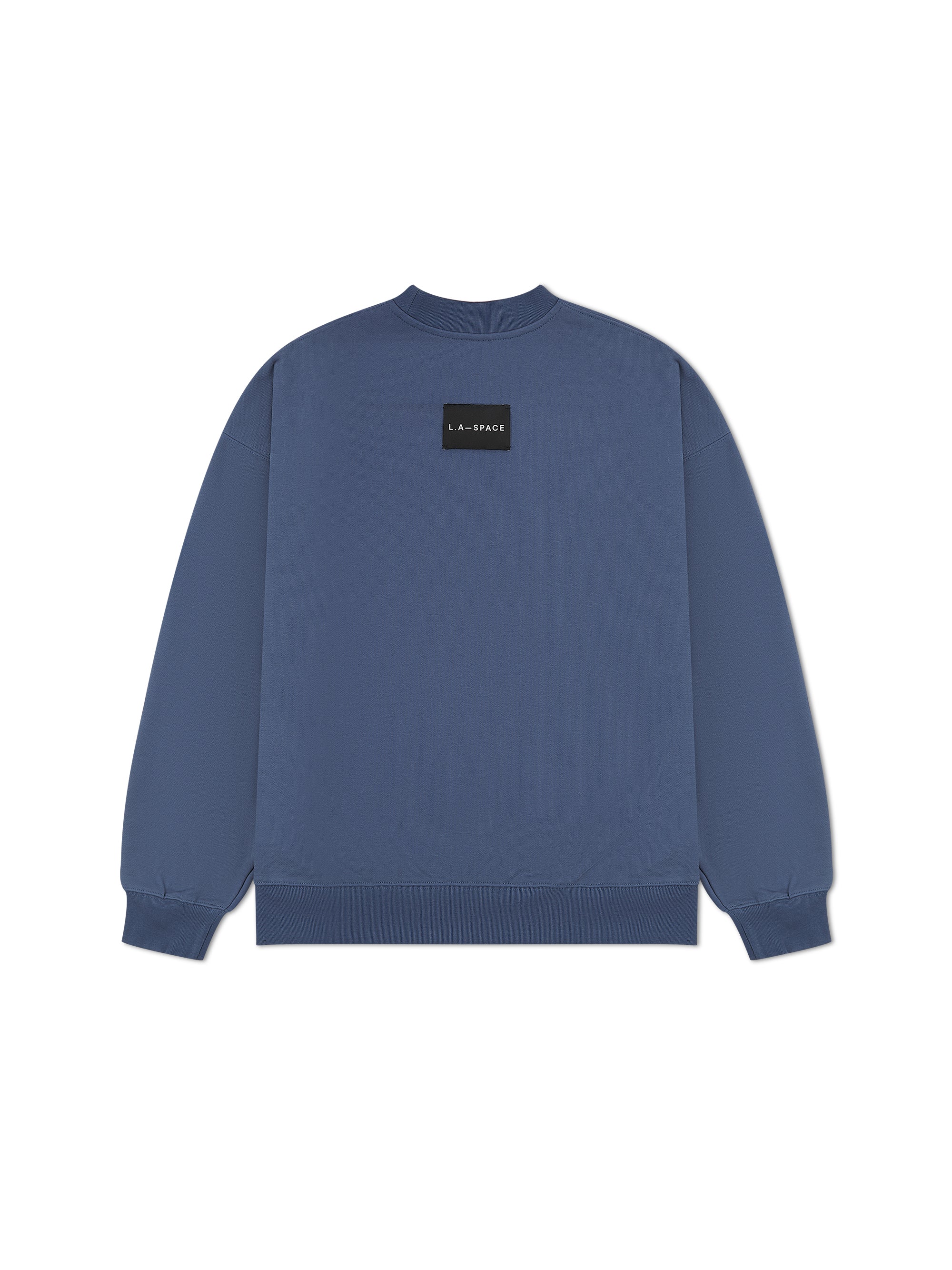 'SPACE NOW' EMBROIDERED SWEATSHIRT NAVY - Image 6
