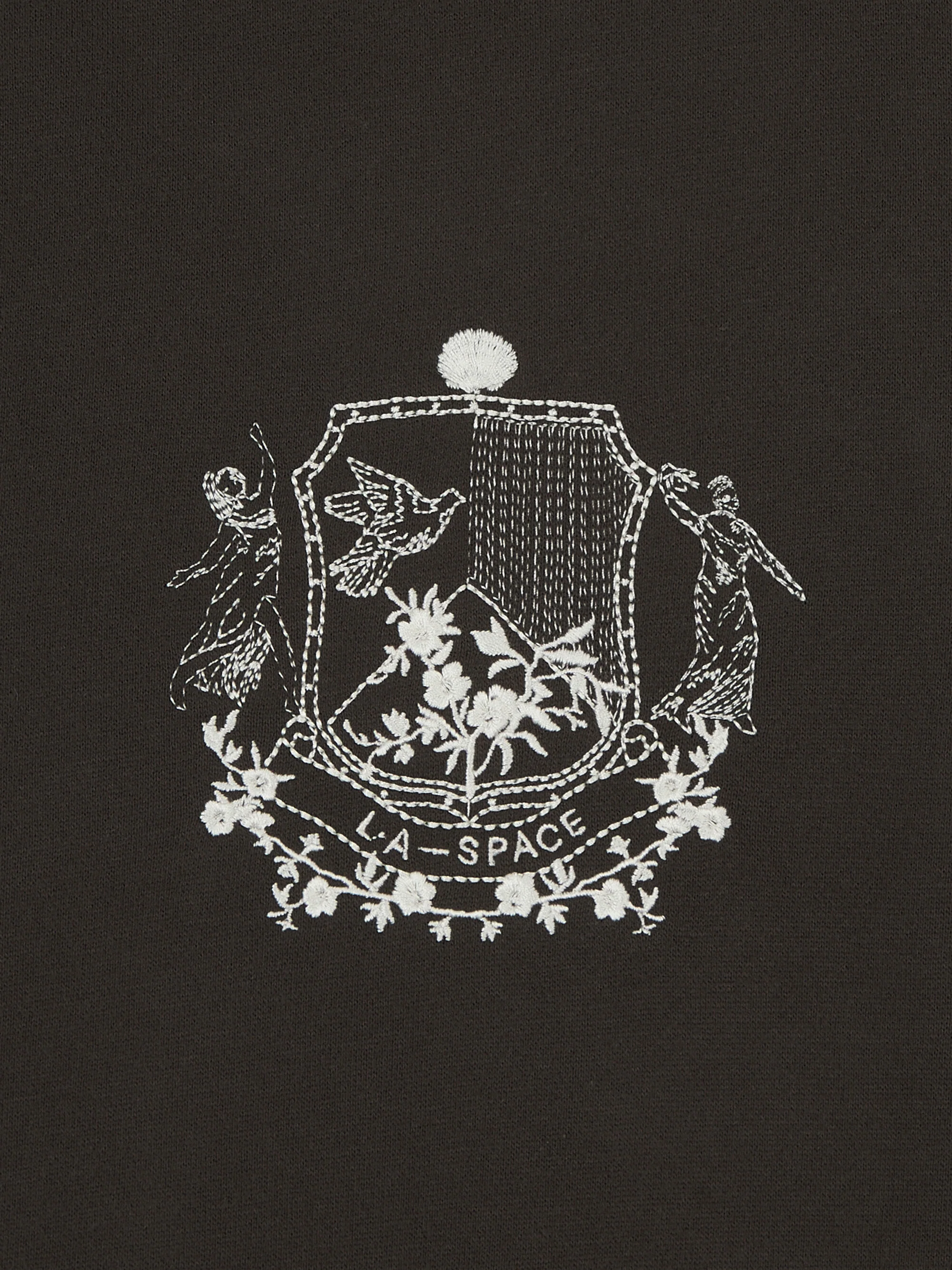 'UNIVERSITE' CROPPED OVERSIZED SWEATSHIRT SLATE GREY - Image 7